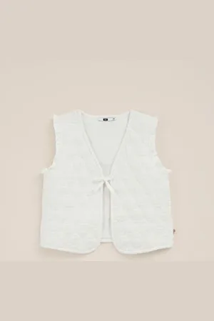 WE Fashion Meisjes gilet met embroidery - Regular fit - - Katoen