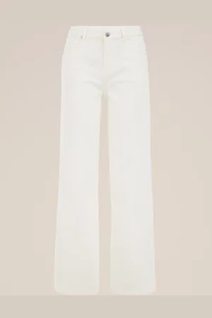 WE Fashion Blue Ridge - Dames high rise wide leg jeans - High waist - - Katoen