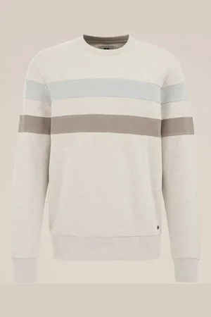 WE Fashion Heren sweater - Regular fit - - Katoen