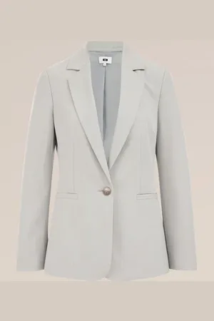 WE Fashion Dames getailleerde blazer - Slim Fit -