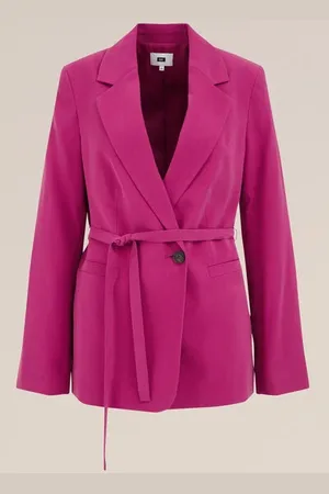 WE Fashion Dames regular fit blazer - Regular fit - - Viscose
