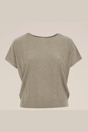 WE Fashion Dames trui met glittergaren - Curve - Regular fit - - Plus Size
