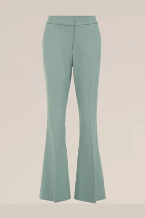 WE Fashion Dames Slim fit flared pantalon - Slim Fit -