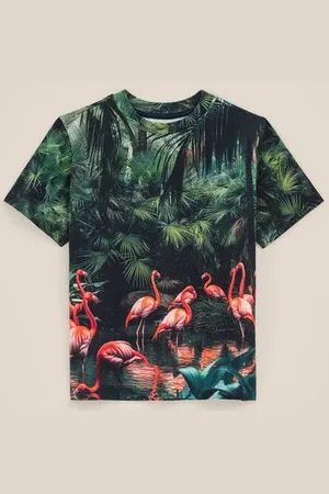 WE Fashion Blue Ridge - Jongen T-shirt met dessin - Regular fit - - Katoen