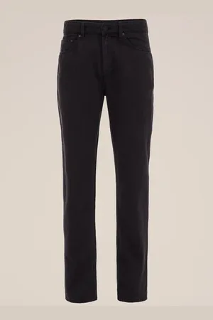 WE Fashion Heren slim fit broek van linnenmix - Slim Fit - - Katoen