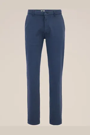 WE Fashion Fundamentals - Heren slim fit chino van jog kwaliteit - Slim Fit - - Katoen