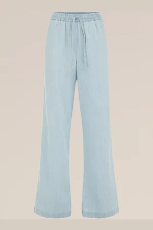WE Fashion Blue Ridge - Dames wide leg broek - Relaxed Fit - - Katoen