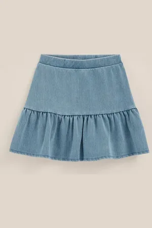 WE Fashion Blue Ridge - Meisjes denim rok - Regular fit - - Katoen