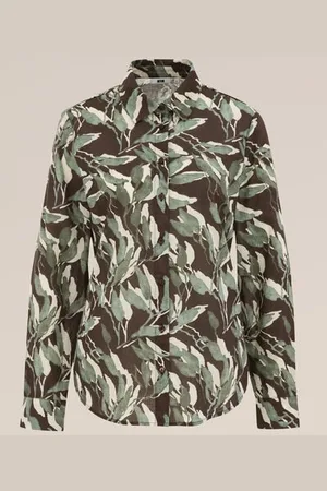 WE Fashion Dames blouse met dessin - Regular fit - - Katoen