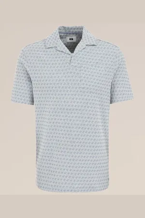 WE Fashion Heren polo met dessin - Slim Fit - - Katoen