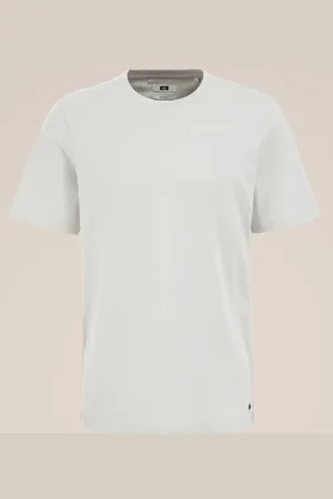 WE Fashion Heren pima katoenen T-shirt - Regular fit - - Katoen