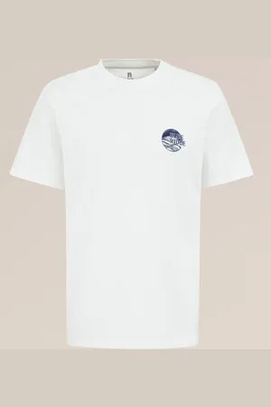 WE Fashion Blue Ridge - Heren T-shirt met opdruk - Regular fit - - Katoen