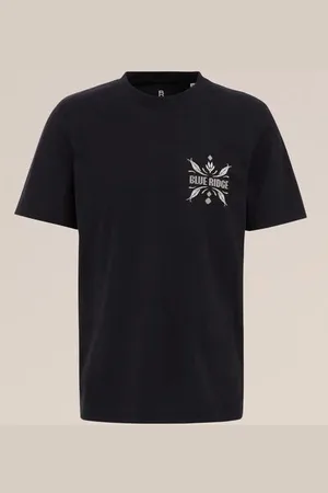WE Fashion Blue Ridge - Heren T-shirt met opdruk - Regular fit - - Katoen