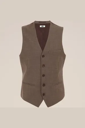 WE Fashion Heren slim fit gilet - Slim Fit -