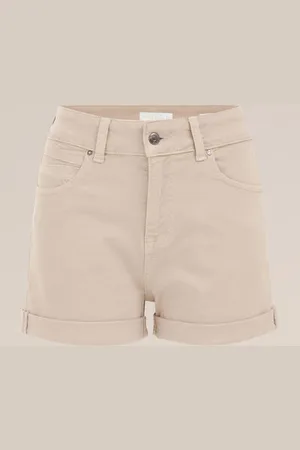 WE Fashion Blue Ridge - Dames high rise denim short - High waist - - Katoen
