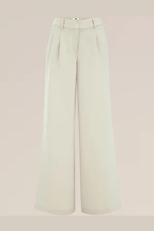 WE Fashion Dames wide leg pantalon - Regular fit -