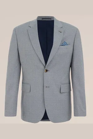 WE Fashion Heren blazer met micropatroon - Slim Fit -