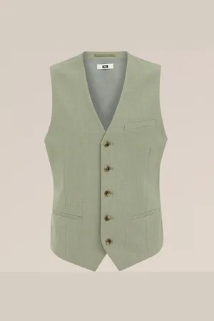 WE Fashion Fundamentals - Heren slim fit gilet - Slim Fit -
