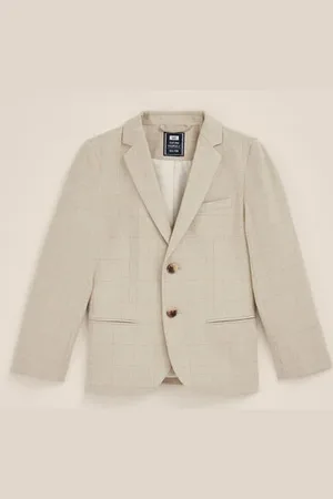 WE Fashion Jongens blazer met structuur - Slim Fit -