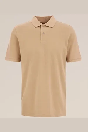 WE Fashion Fundamentals - Heren Polo met structuur - Slim Fit - - Katoen