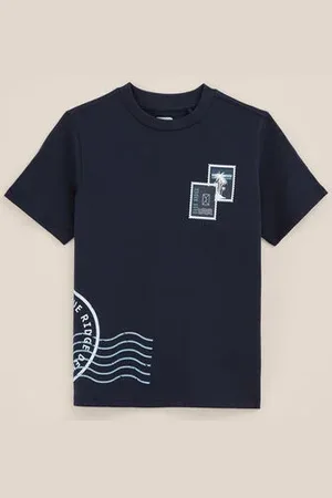 WE Fashion Blue Ridge - Jongens T-shirt met dessin - Regular fit - - Katoen