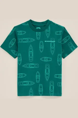 WE Fashion Blue Ridge - Jongens T-shirt met dessin - Regular fit - - Katoen