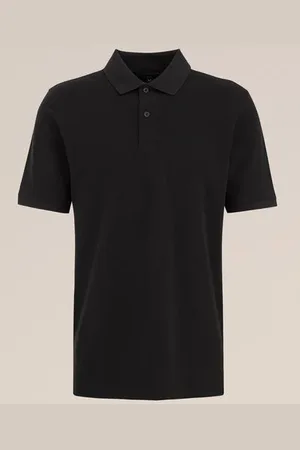 WE Fashion Fundamentals - Heren Polo met structuur - Slim Fit - - Katoen