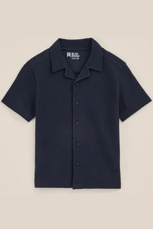 WE Fashion Jongens overshirt met structuur - Regular fit - - Katoen