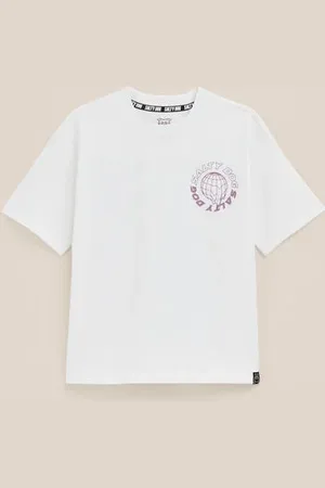 WE Fashion Salty Dog - Jongens T-shirt met opdruk - Regular fit - - Katoen