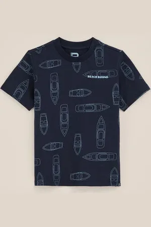WE Fashion Blue Ridge - Jongens T-shirt met dessin - Regular fit - - Katoen