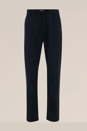 WE Fashion Heren broek van linnenmix - Tapered - - Linnen