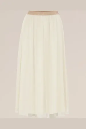 WE Fashion Dames tule maxi rok - Regular fit -