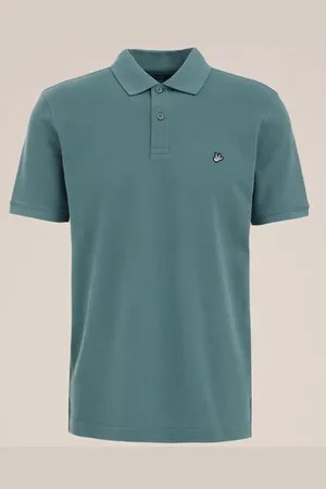 WE Fashion Fundamentals - Heren polo met structuur - Slim Fit - - Katoen
