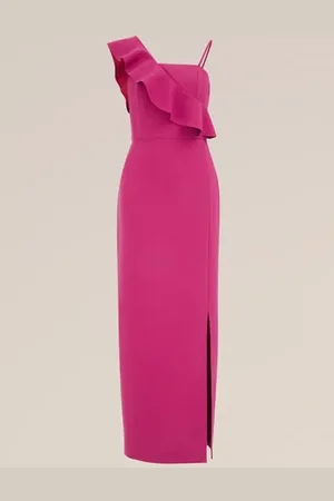 WE Fashion Dames jurk met split - Regular fit -