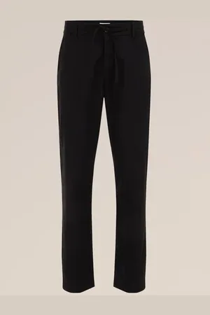WE Fashion Heren broek van linnenmix - Tapered - - Linnen