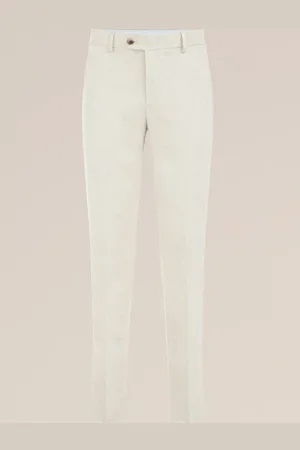 WE Fashion Heren slim fit pantalon van linnenmix - Slim Fit - - Linnen