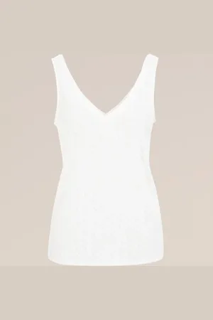 WE Fashion Dames singlet met structuur - Regular fit -