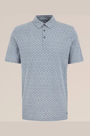 WE Fashion Heren polo met dessin - Slim Fit - - Katoen