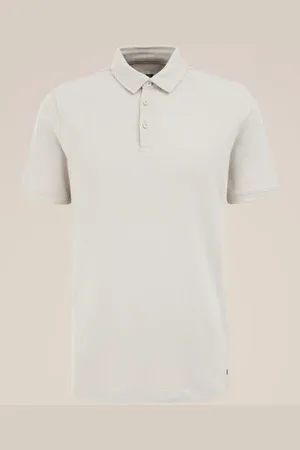 WE Fashion Heren polo - Slim Fit - - Katoen