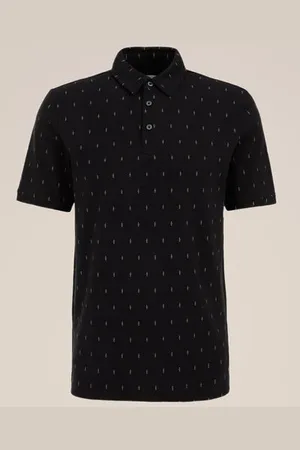 WE Fashion Heren polo met dessin - Slim Fit - - Katoen