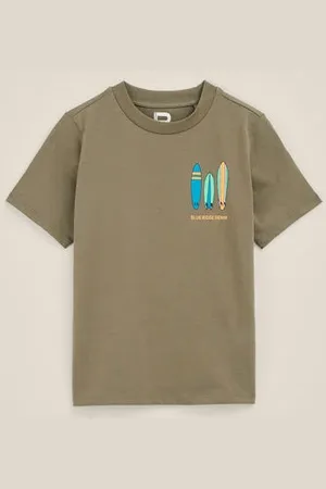 WE Fashion Blue Ridge - Jongens T-shirt met opdruk - Regular fit - - Katoen