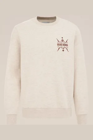WE Fashion Blue Ridge - Heren sweater met embroidery - Regular fit - - Katoen