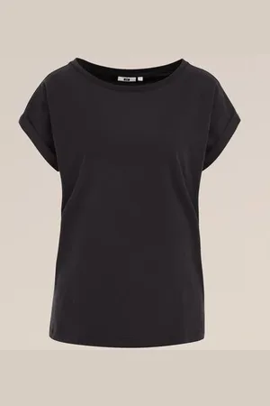 WE Fashion Dames T-shirt - Regular fit - - Biologisch katoen