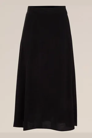 WE Fashion Dames Rok met structuur - Curve - Regular fit - - Viscose - Plus Size