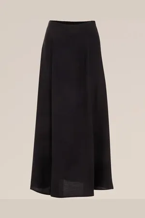 WE Fashion Dames rok met structuur - Regular fit - - Viscose