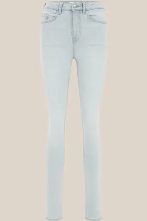 WE Fashion Blue Ridge - Dames skinny fit jeans met stretch - High waist - - Katoen