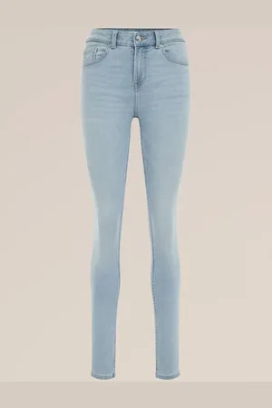 WE Fashion Blue Ridge - Dames skinny fit jeans met stretch - Super Skinny Fit - - Katoen
