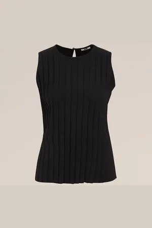 WE Fashion Dames plissé top - Regular fit -