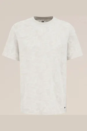 WE Fashion Heren T-shirt met dessin - Regular fit - - Katoen