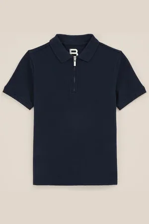 WE Fashion Blue Ridge - Jongens polo met structuur - Regular fit - - Katoen